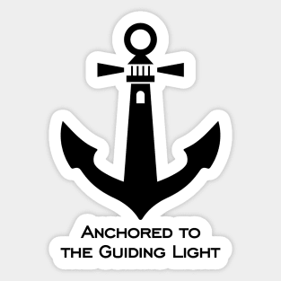 Anchored Lighthouse Beacon Sticker